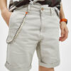 Pale Blue Drawstring Waist Jersey Shorts